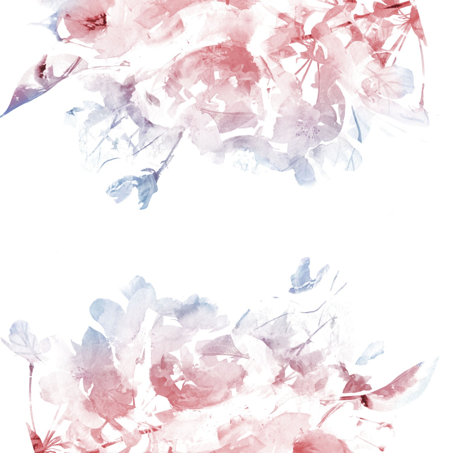 SERENITY ROSE QUARTZ nursery floral Removable Wallpaper Etsy