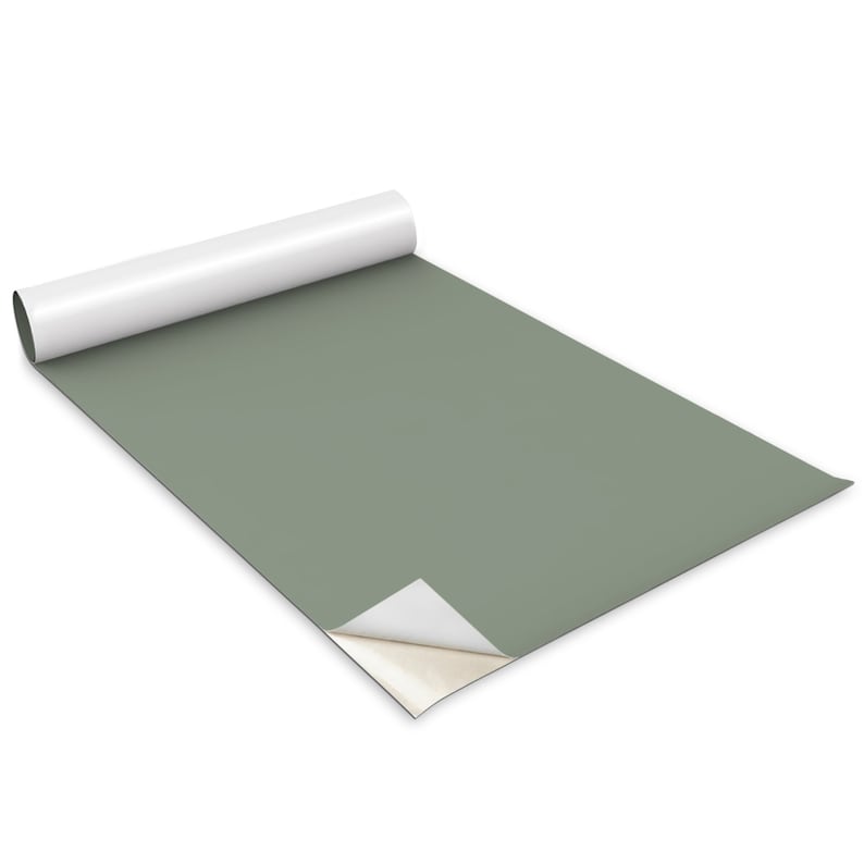 Grüne Farbe Möbelfurnier, Strukturklebefolien, Volltonfarbe Möbelbespannung, grüne Möbel Abziehbilder, wasserdichte Aufkleber Bild 2