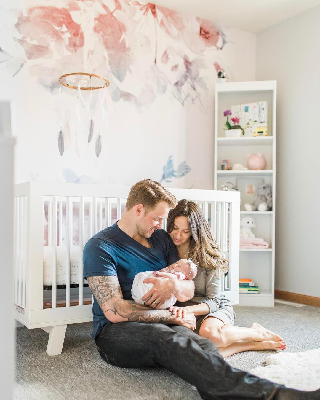 SERENITY ROSE QUARTZ nursery floral Removable Wallpaper Etsy