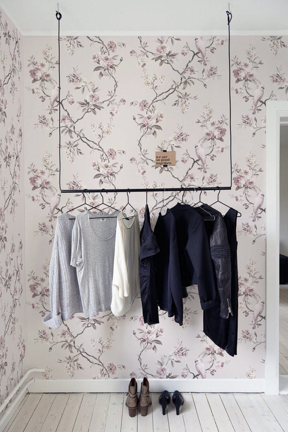 Chinoiserie wallpaper Removable wallpaper Chinoiserie art | Etsy