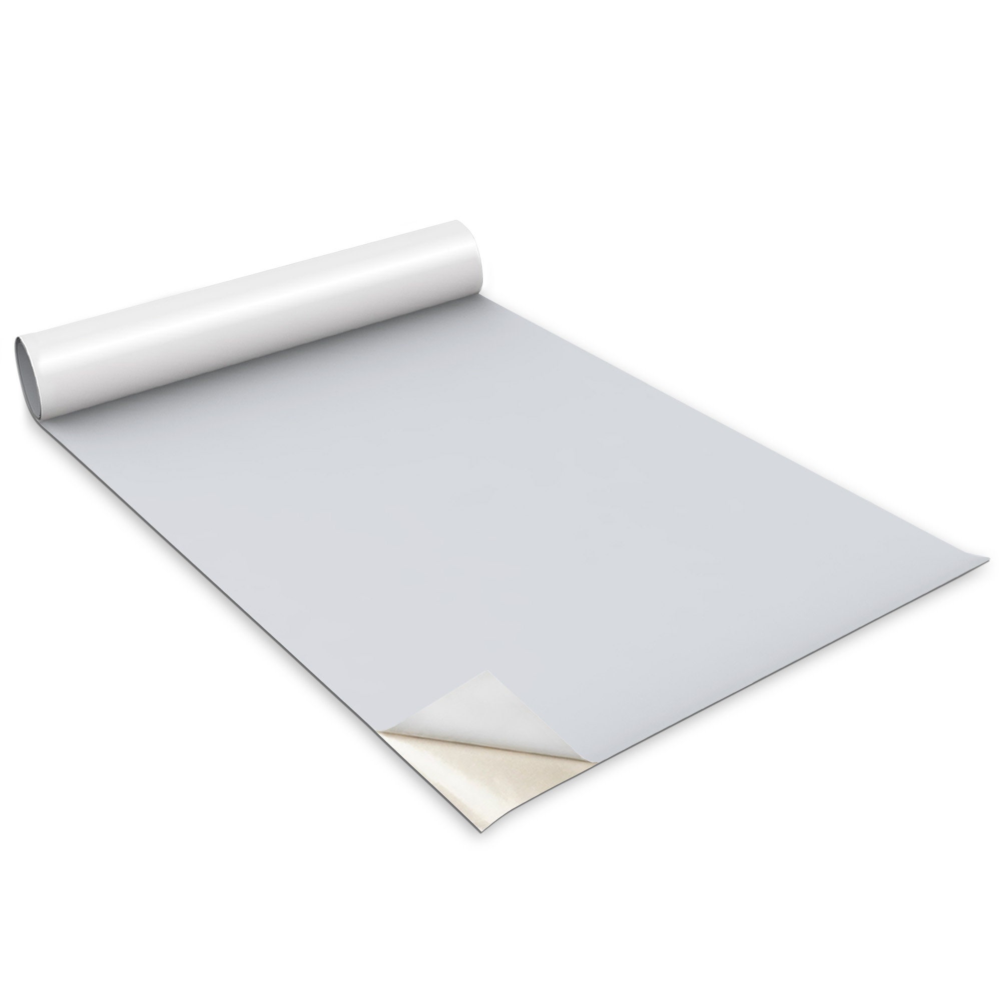 Gray Color Furniture Veneer, Texture Adhesive Foils, Solid color Furniture Covering, Gray Furniture Decals, Waterproof Sticker