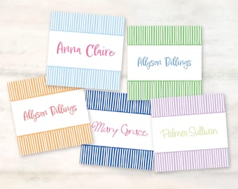 Colorful enclosure card set for girls and women, Calling cards for teen, Birthday gift tag, Gift for her, Fun gift tag for kids, Family tags