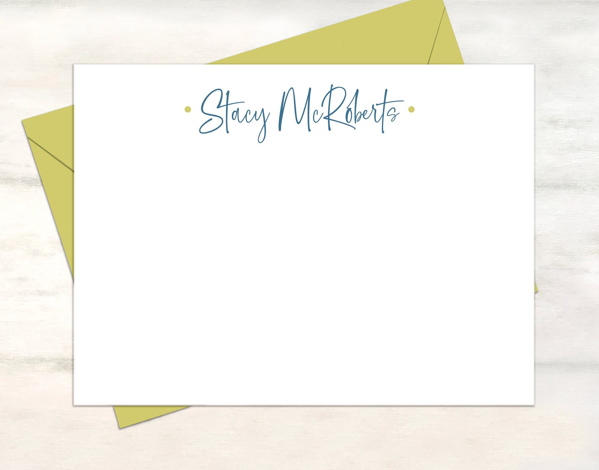 Notecard set personalized for women, personalized stationary set girls, Birthday gifts for her, Thank you notes, Couples stationery [FB146]
