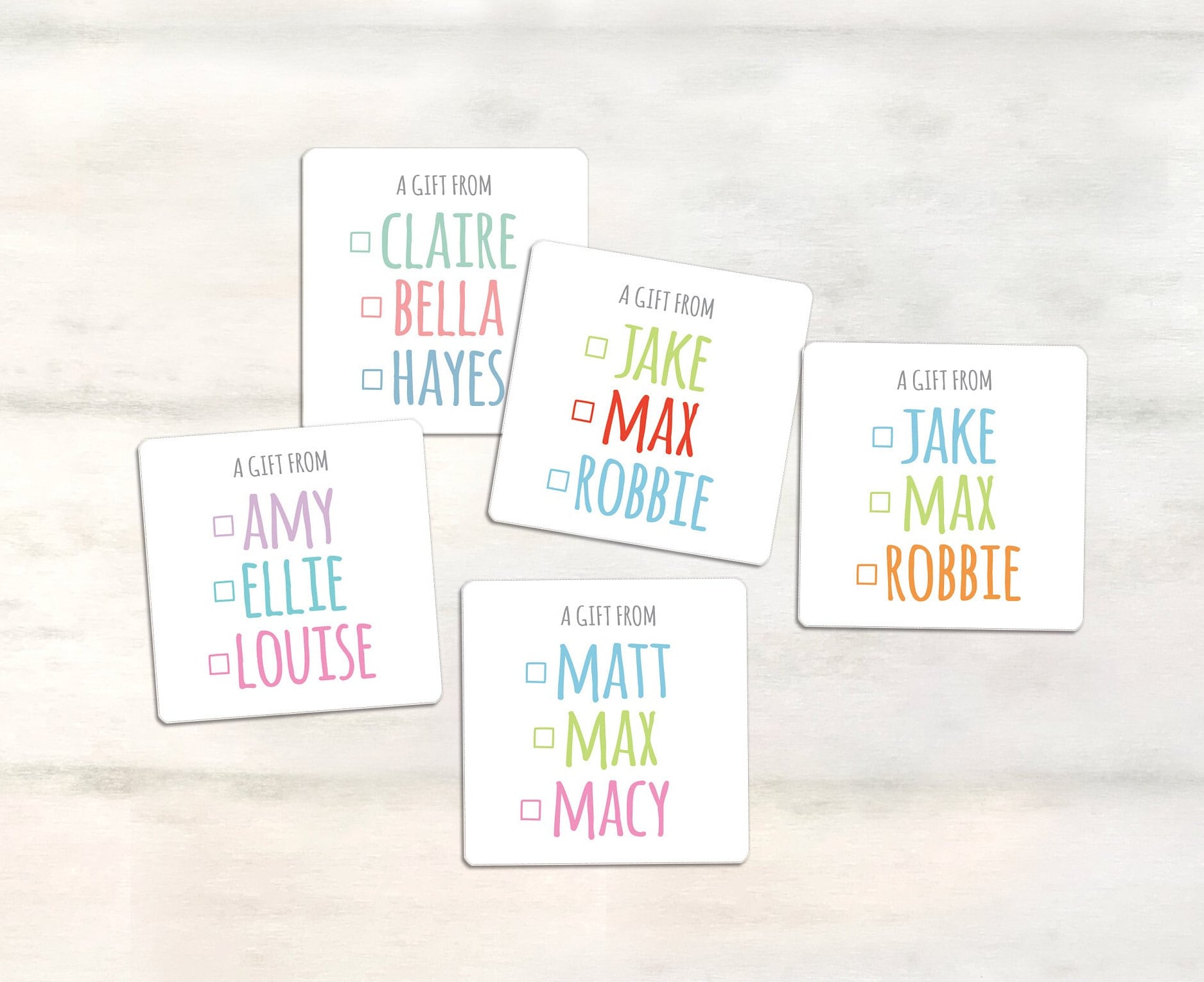 Siblings Sticker Sibling Gift Tag Stickers for Birthday Gifts From Sisters and Brothers ...
