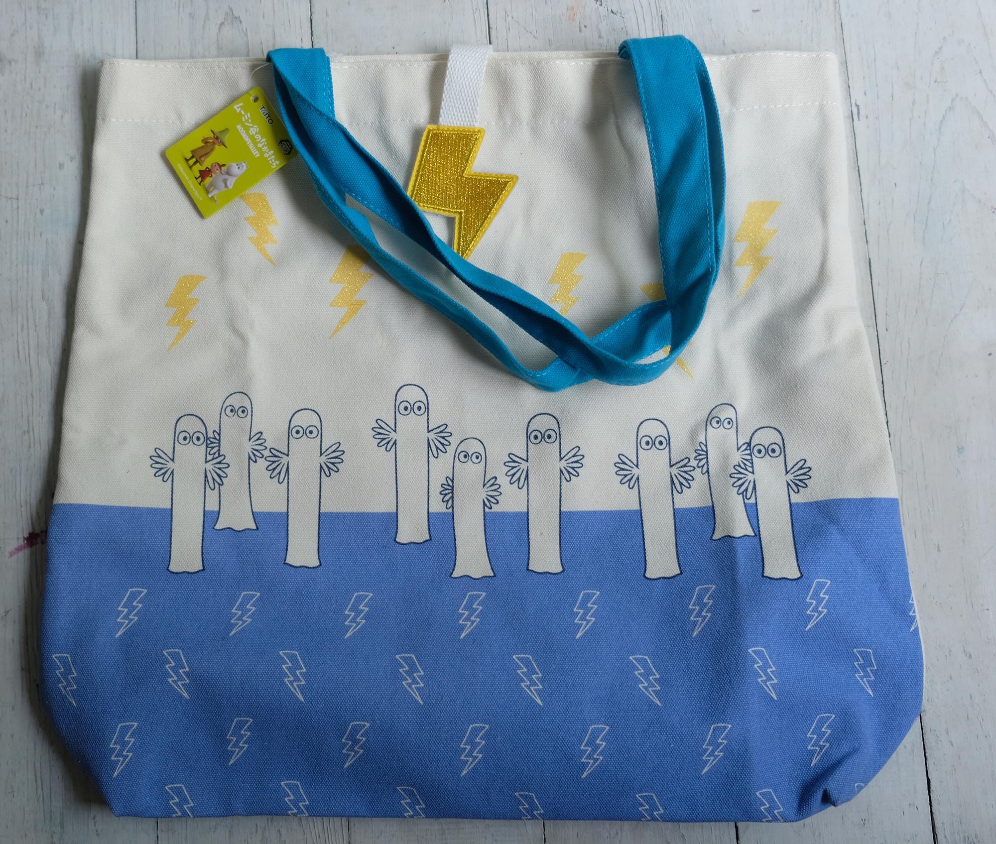 Grand Sac Fourre-Tout Moomin (Les Moumines) - Coton, 45x35x13 Cm, Poignées Doubles, Éco-Friendly, Neuf Avec Étiquettes