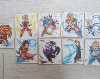 SUPER RARE Dragon Ball FighterZ CollectorZ Edition Art Cards Lot of 9
