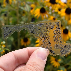 Floral | Maryland State | Sticker