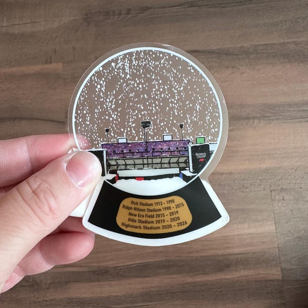 Farewell Season | Buffalo | Bills | Stadium | Vinyl Sticker
