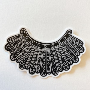 Dissent Collar | Ruth Bader Gingsburg | Sticker