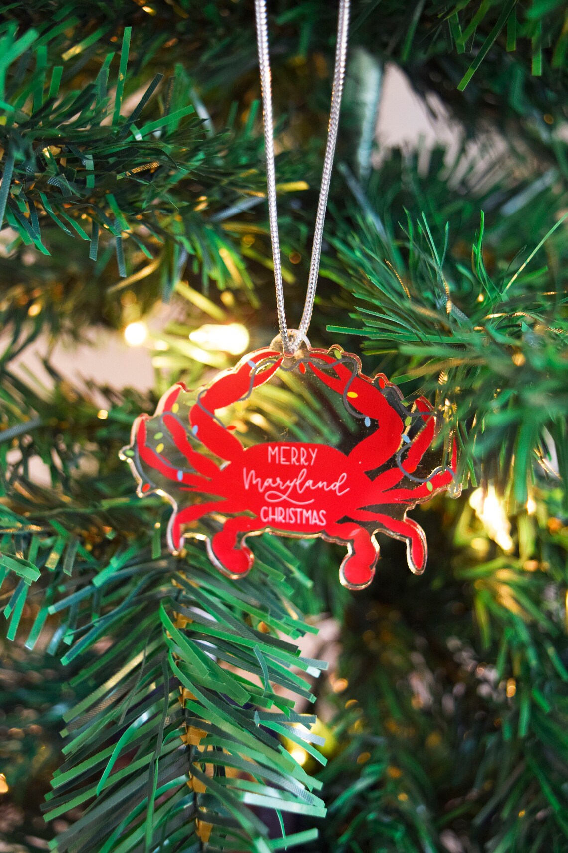 Crab Christmas Ornament 