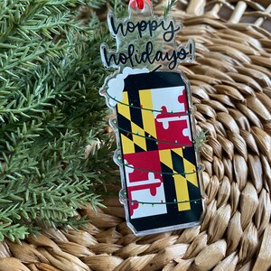 Hoppy Holidays | Maryland | Drink Local | Christmas Ornament