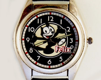 FELIX the Cat 限定腕時計 FOSSIL フィリックス陶器スタチュー FELIX the Cat 限定腕時計 FOSSIL フィリックス陶器スタチュー