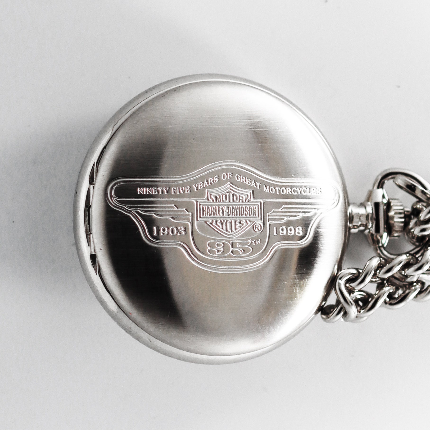 New Harley-davidson Pocket Watch 95th Anniversary Limited 