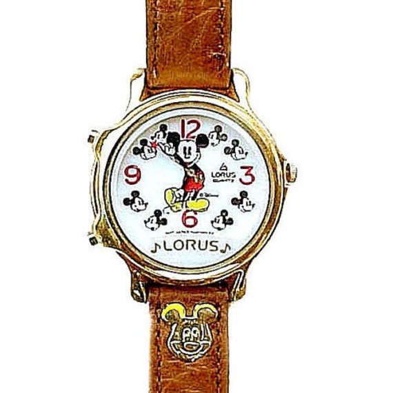 SEIKO LORUS Mickey Mouse ヴィンテージ 稼働品 美品 Seiko Vintage Lorus Mickey Quartz V533-8A10, made in Japan