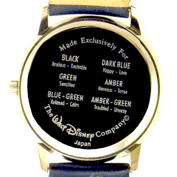 Mickey Rare Color Change Dial Fossil Disney Mood … - image 3