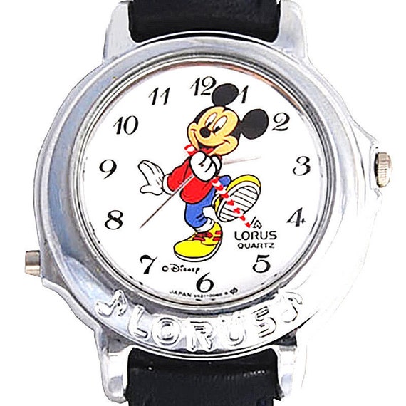 Mickey Musical Disney Unworn Silver Watch Plays L… - image 1