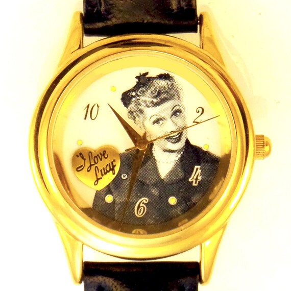 I Love Lucy Watch Vtg I Love Lucy Watch Lot Classic TV Show Licensed Pink Red  main image 3