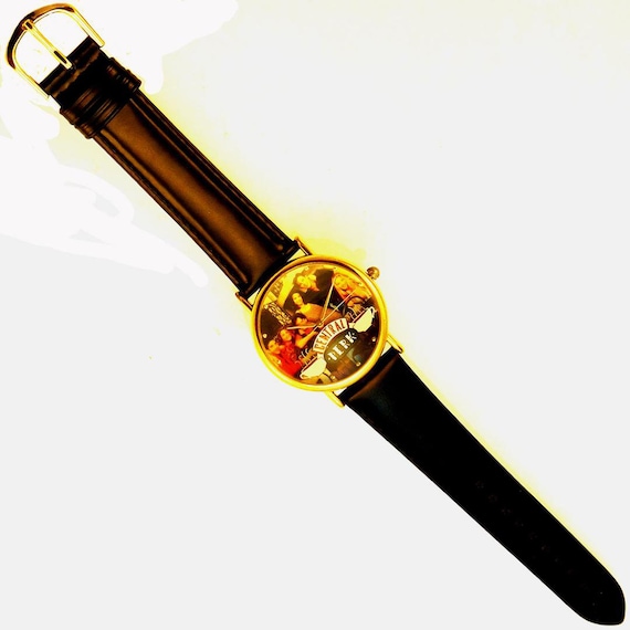 RARE FRIENDS Y2K VINTAGE Watch Genuine Leather 90s TV Show Merch Fossil Big Tic Spider & Web Watch JR-8652 – Y2K Edition  main image 3