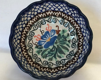 Polacco Ciotola In Ceramica Dotty – Per Pasta, Insalata, 22 Cm, Microwavable