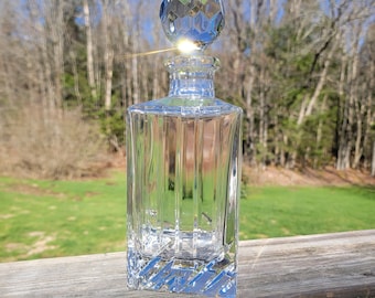 Vintage Steklarna Rogaska, kwadratowa kryształowa karafka do whisky i likieru, szkło dmuchane ręcznie, M