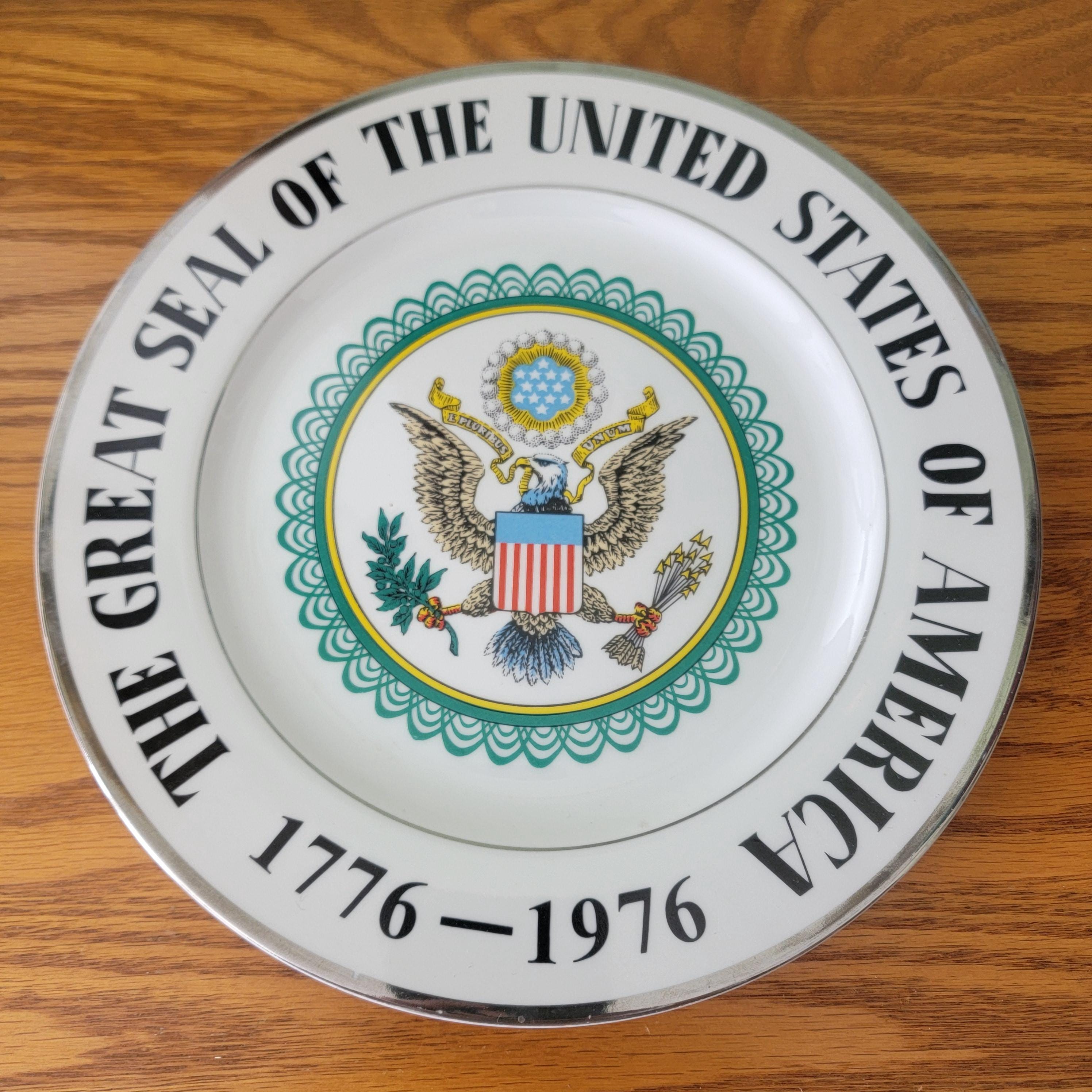 The Great Seal of the United States Plate - Etsy