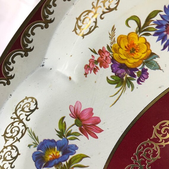 Vintage Set Of 3 Metal Trays Daher Decorated Ware Made In Etsy