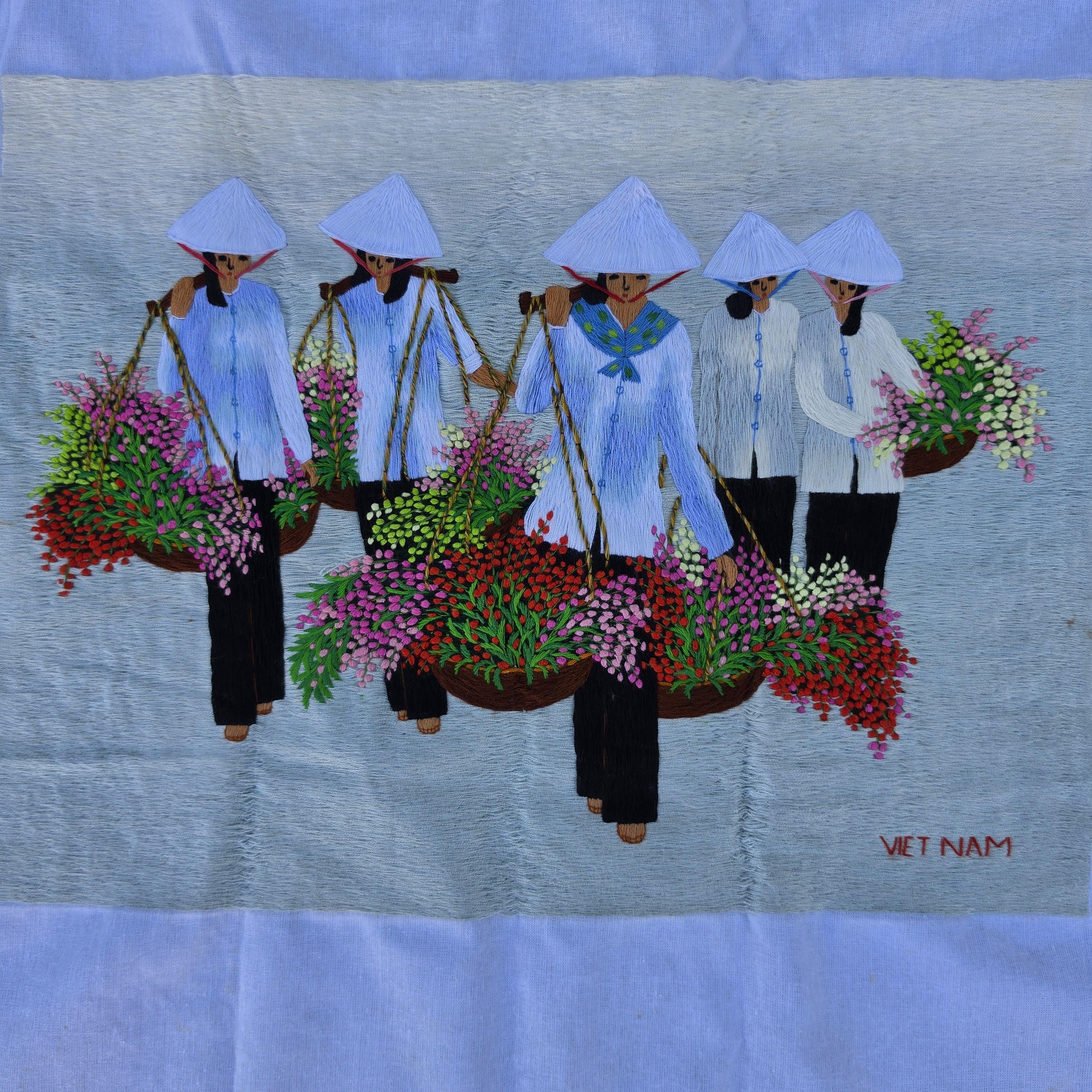 Vietnamese Landscape Embroidery - Etsy