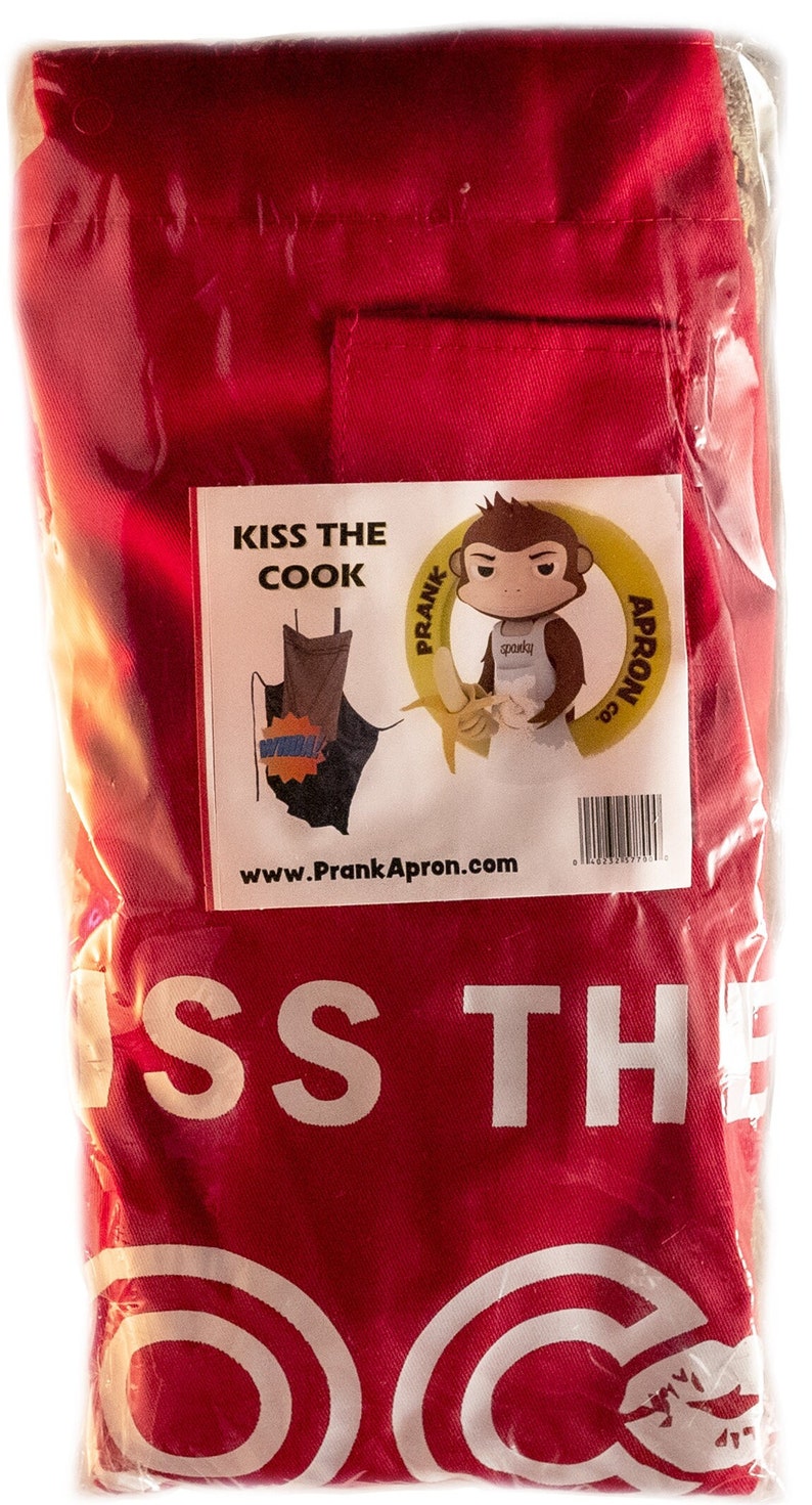 Kiss the Cook Penis Prank Apron FATHER'S Day GAG GIFT Great Gag Gift