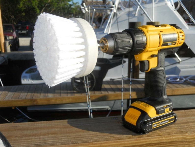 REVOLVER DRILL BRUSH® 3 Brush Set Power Scrubber Drill Attachment Home