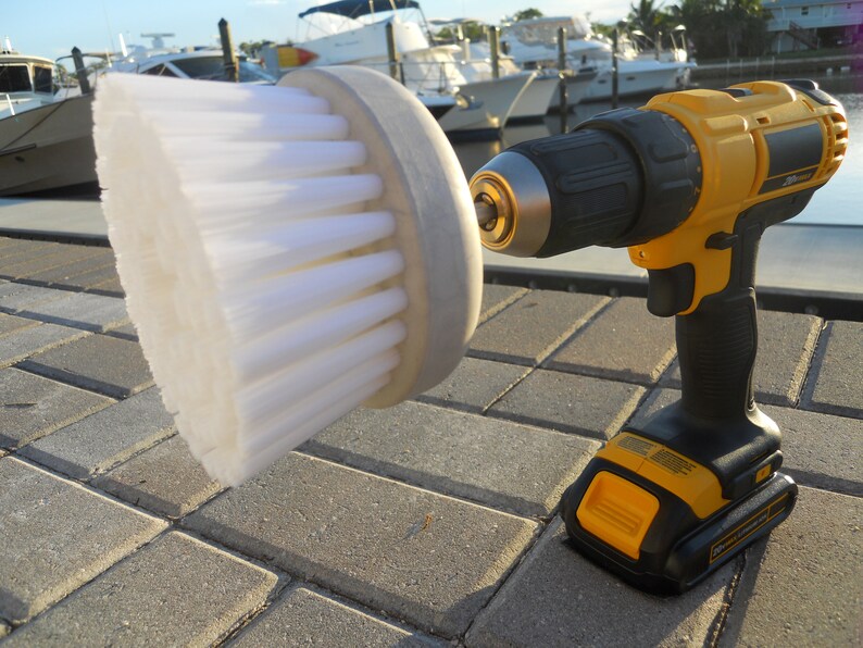 The REVOLVER® & BULLET Drill Brush Combo Power Scrubbing Brush Etsy