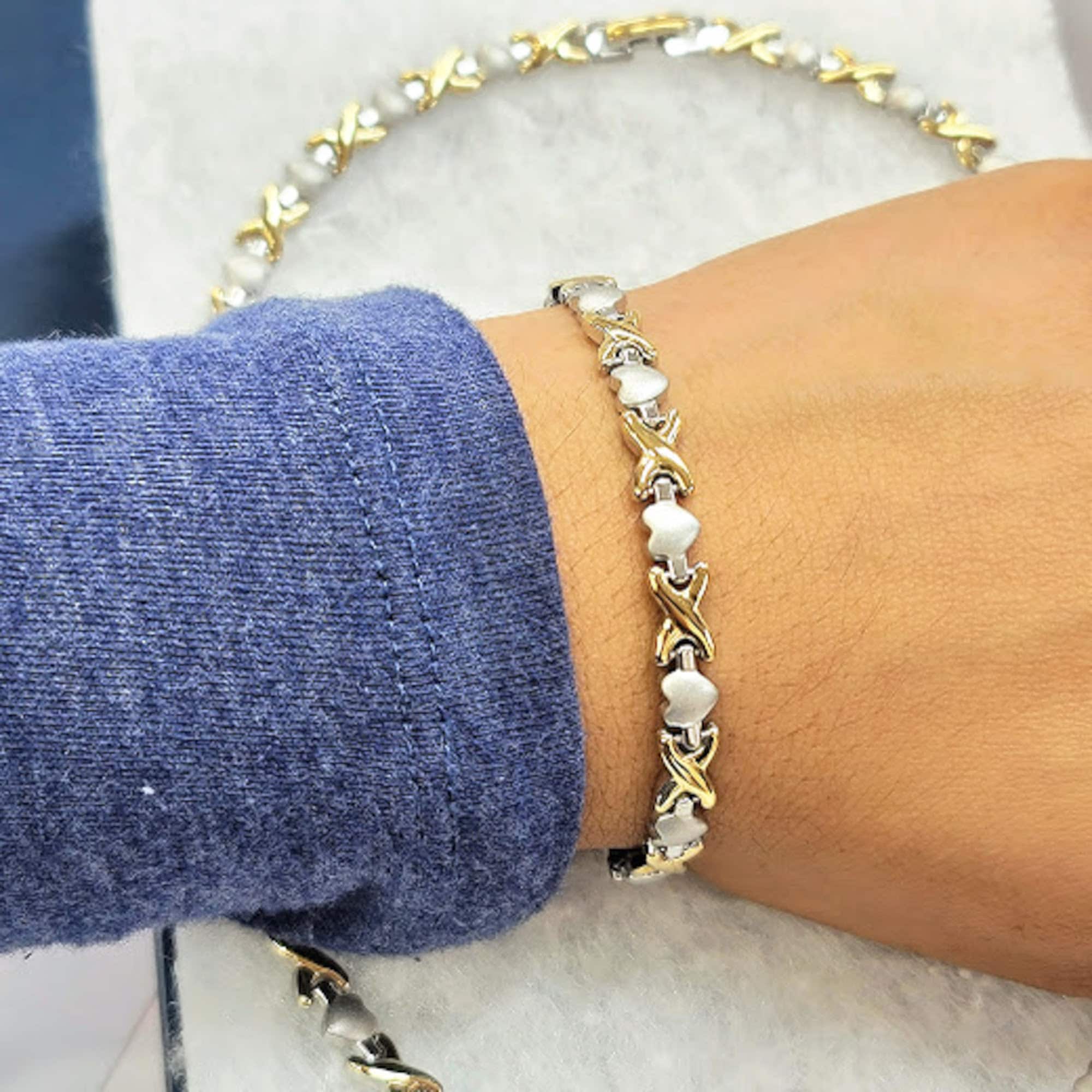 XOXO Jewelry Set Hugs and Kisses Necklace and Bracelet Jewelry Set Xoxo Necklace Xoxo Bracelet