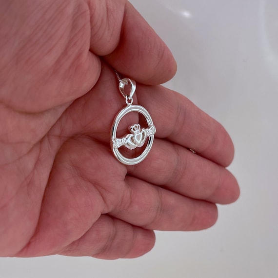 KINGWHYTE Collana con perle d'acqua dolce per le donne, in argento