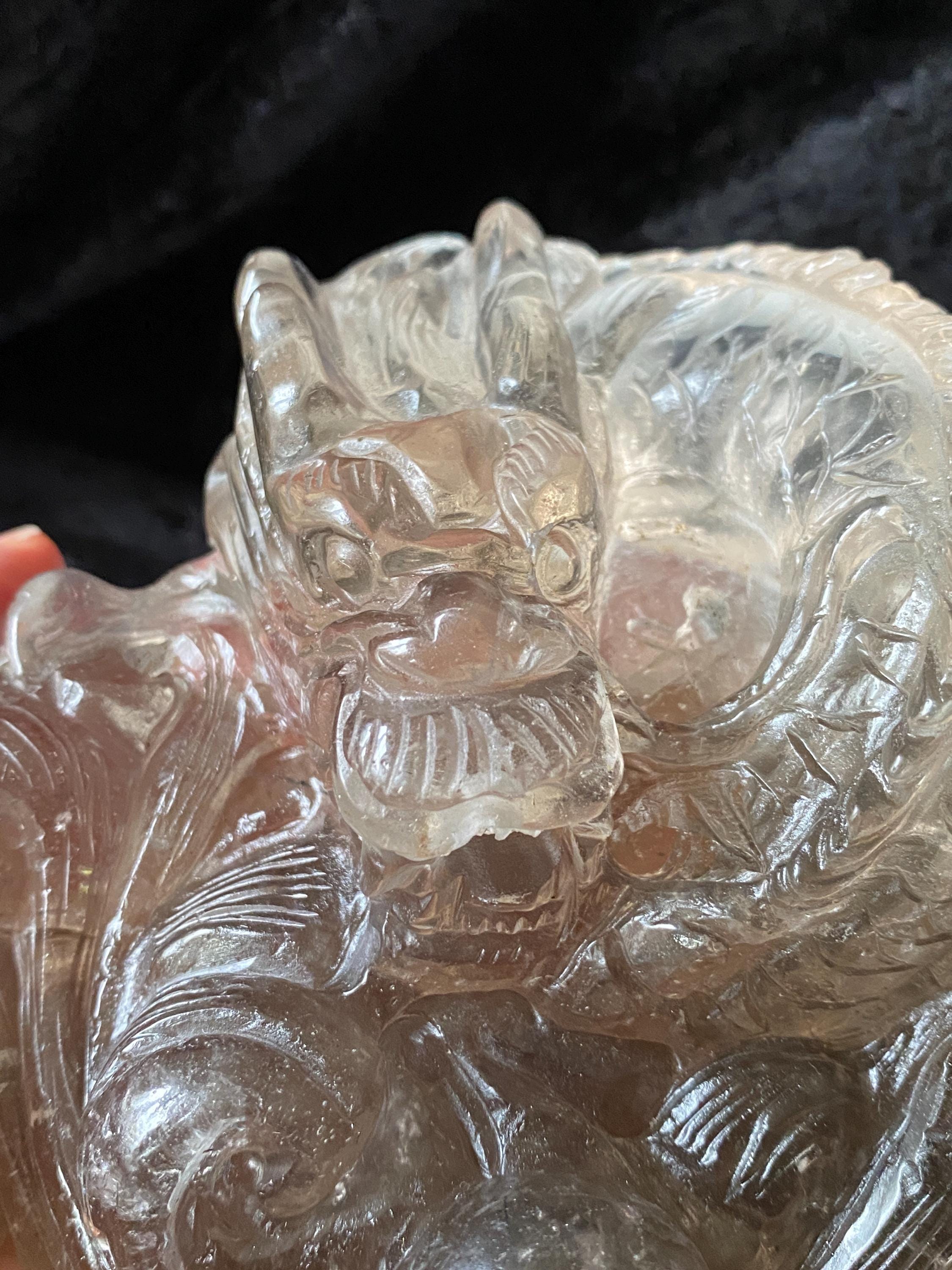 クォーツドラゴン彫刻 - Etsy 日本