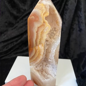 Druzy Quartz Agate Tower - Brazil