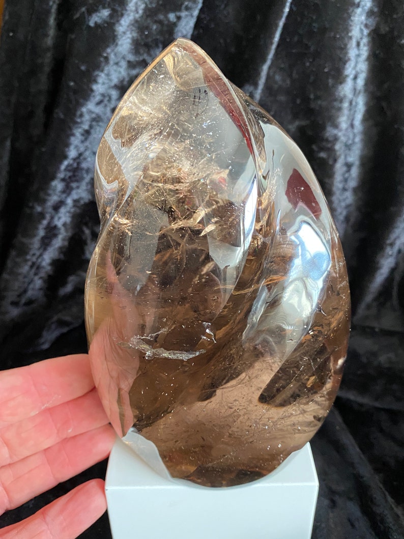 Smoky Quartz Freeform Flame shops from Madagascar