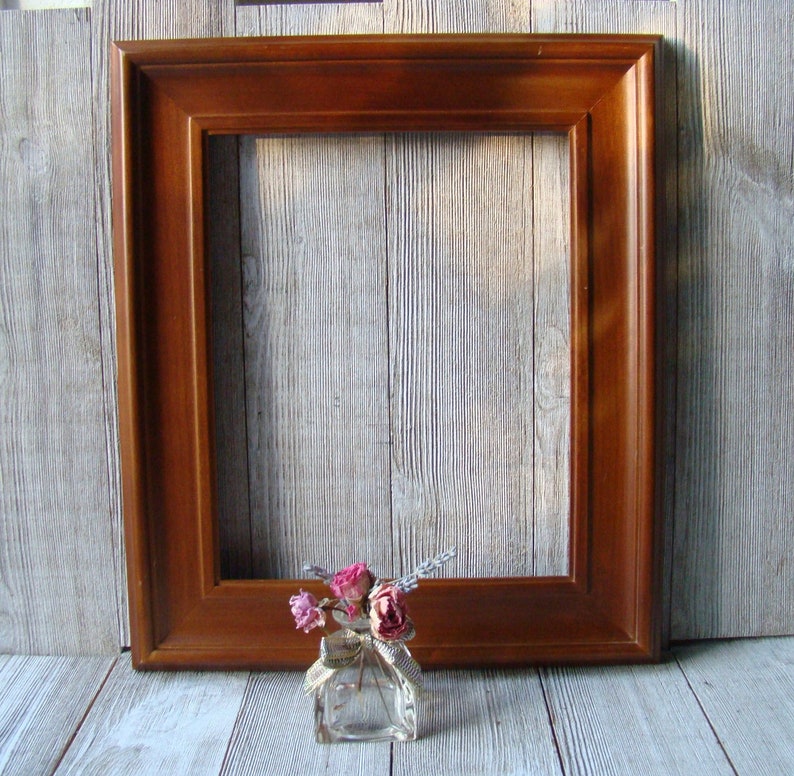 8 X 10 Solid Wood Picture Frame with 5 x 7 White Matte | Etsy