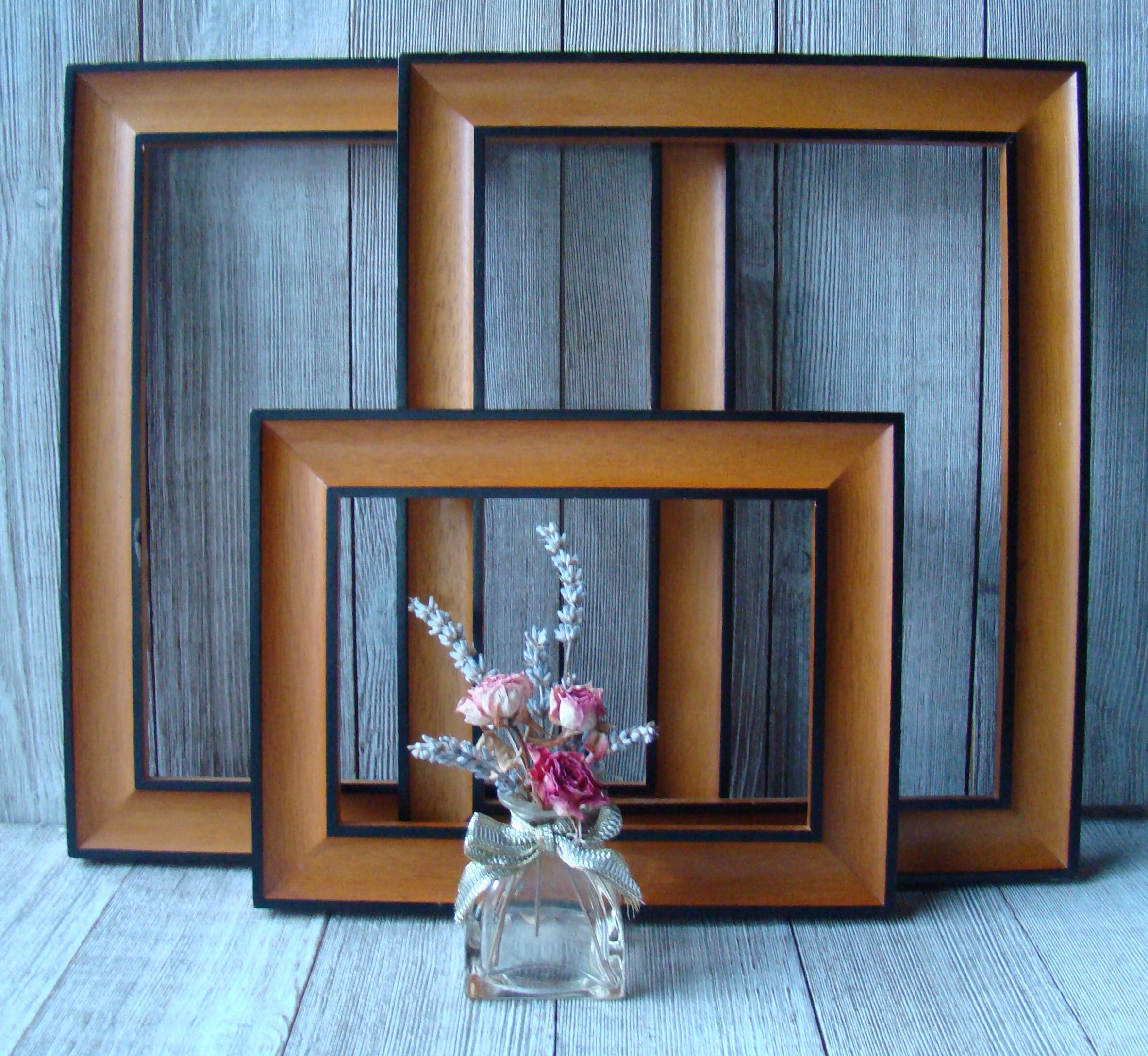 Set of 3 Reclaimed Wood 8 x 10 Picture Frames picture frames