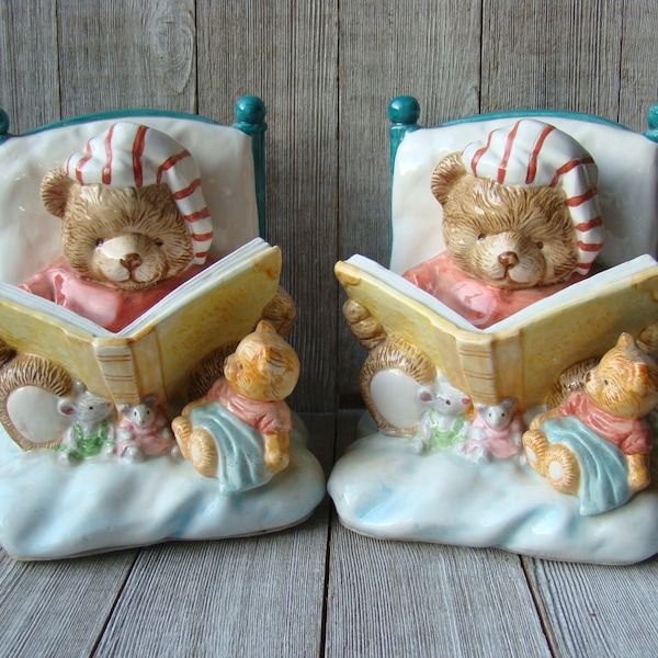 Ceramic Bookends Etsy