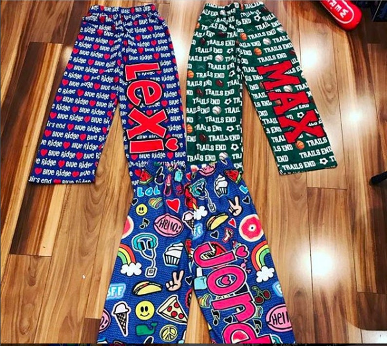 Personalized Patches PJ Pants
