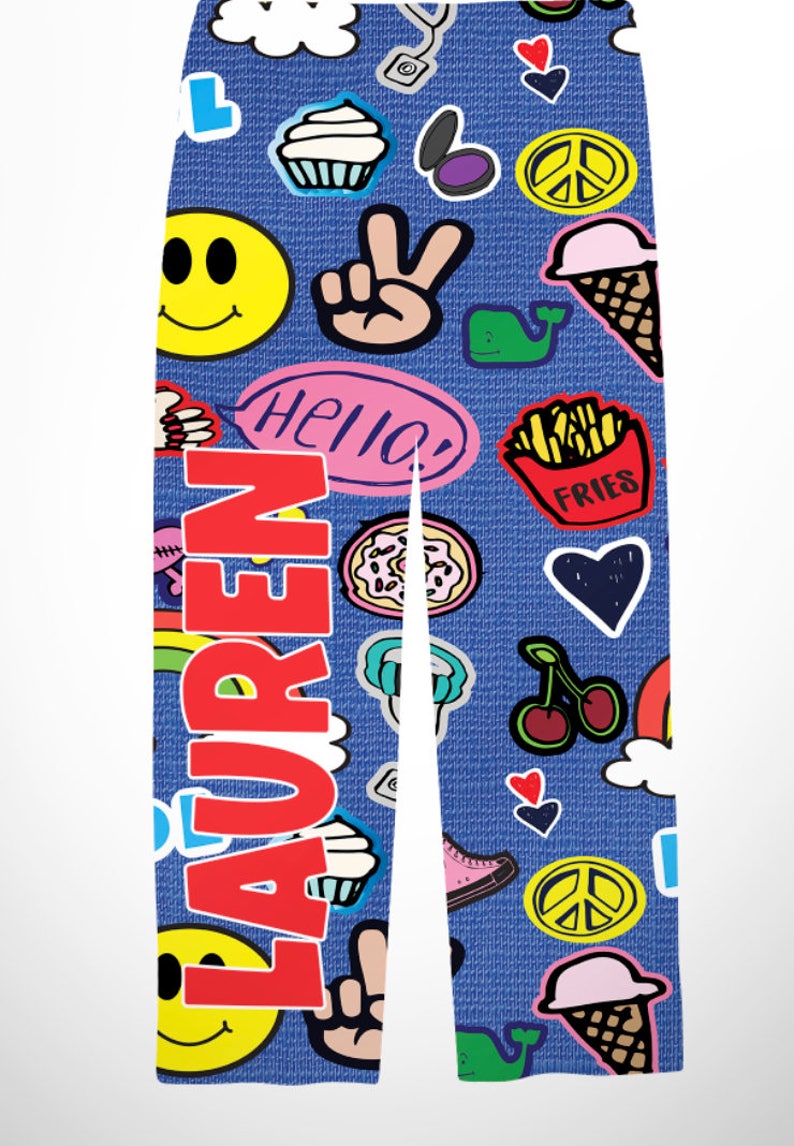 Personalized Patches PJ Pants