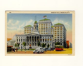 Vintage New York Firefighters Brooklyn Postcard 1905 Navy Yard History