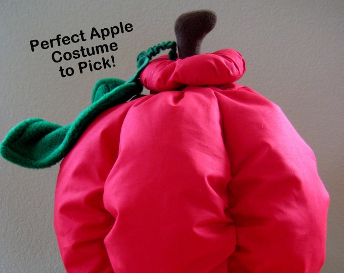 Apple Costume, First Halloween Costume, Apple Costume Toddler Boy