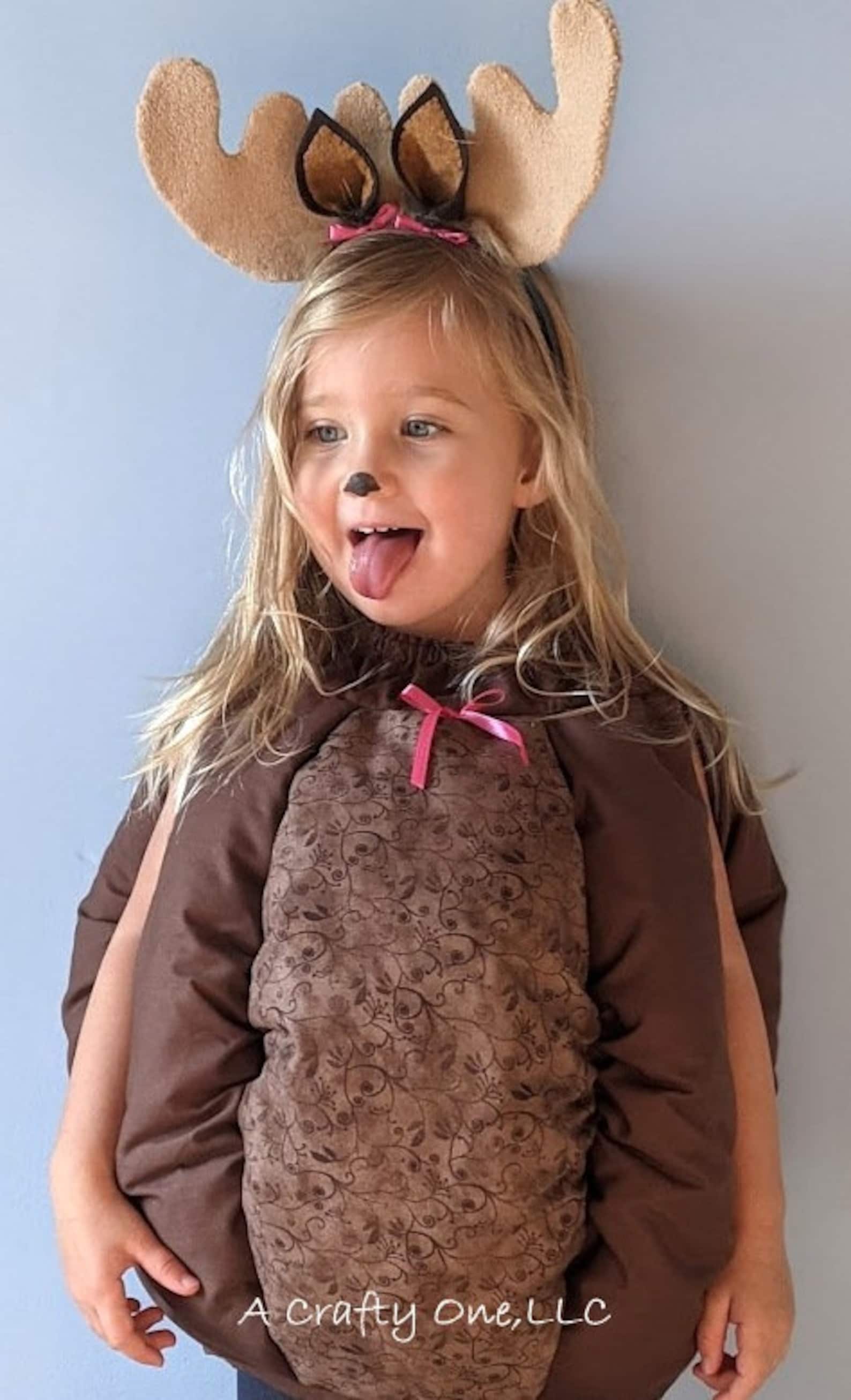 Moose Costume Moose Costume Child Moose Halloween Costume Etsy