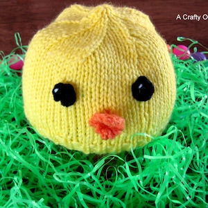 Baby Chick Hat Easter Newborn Yellow Baby Easter Peep Hat Child Chicken Hat Knit Spring Infant Cap Toddler Size Newborn - 9