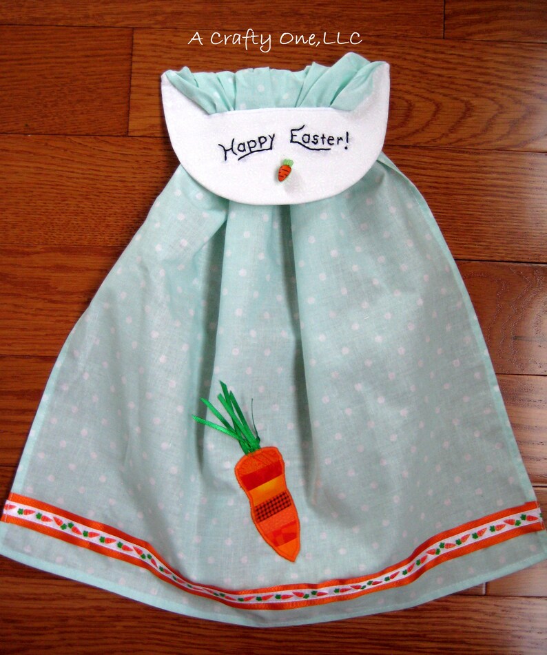 Easter Kitchen Towels Hanging Kitchen Towel Easter Kitchen Etsy