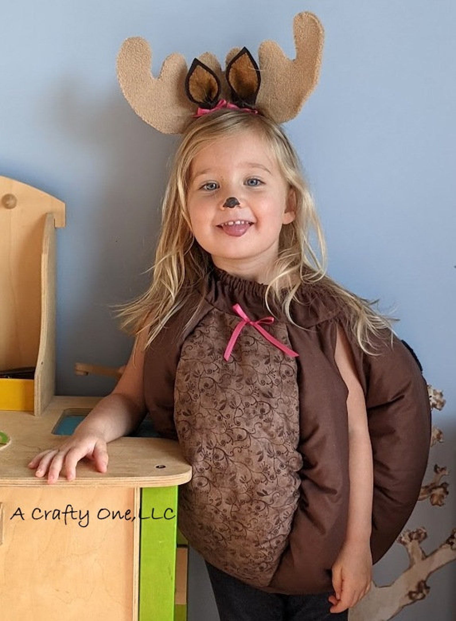 Moose Costume Moose Costume Child Moose Halloween Costume Etsy UK