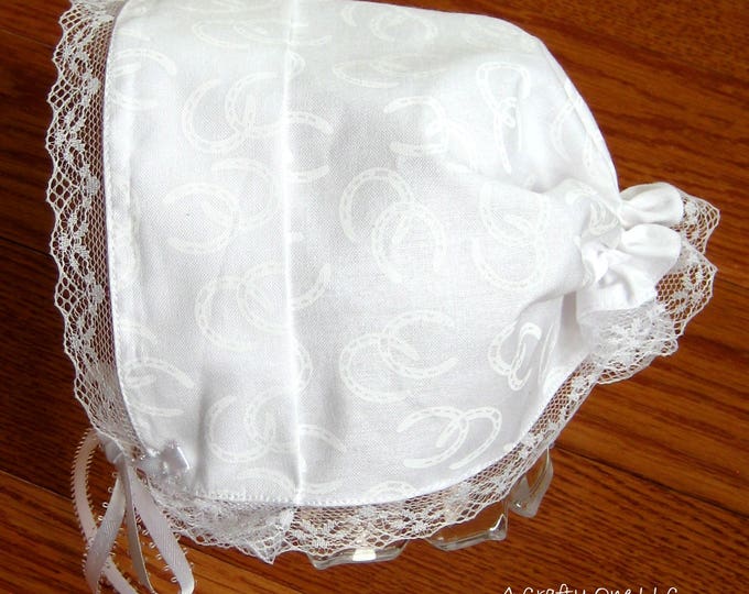 Christening Robe & Bonnet 142 - 3 Months Only main image 1