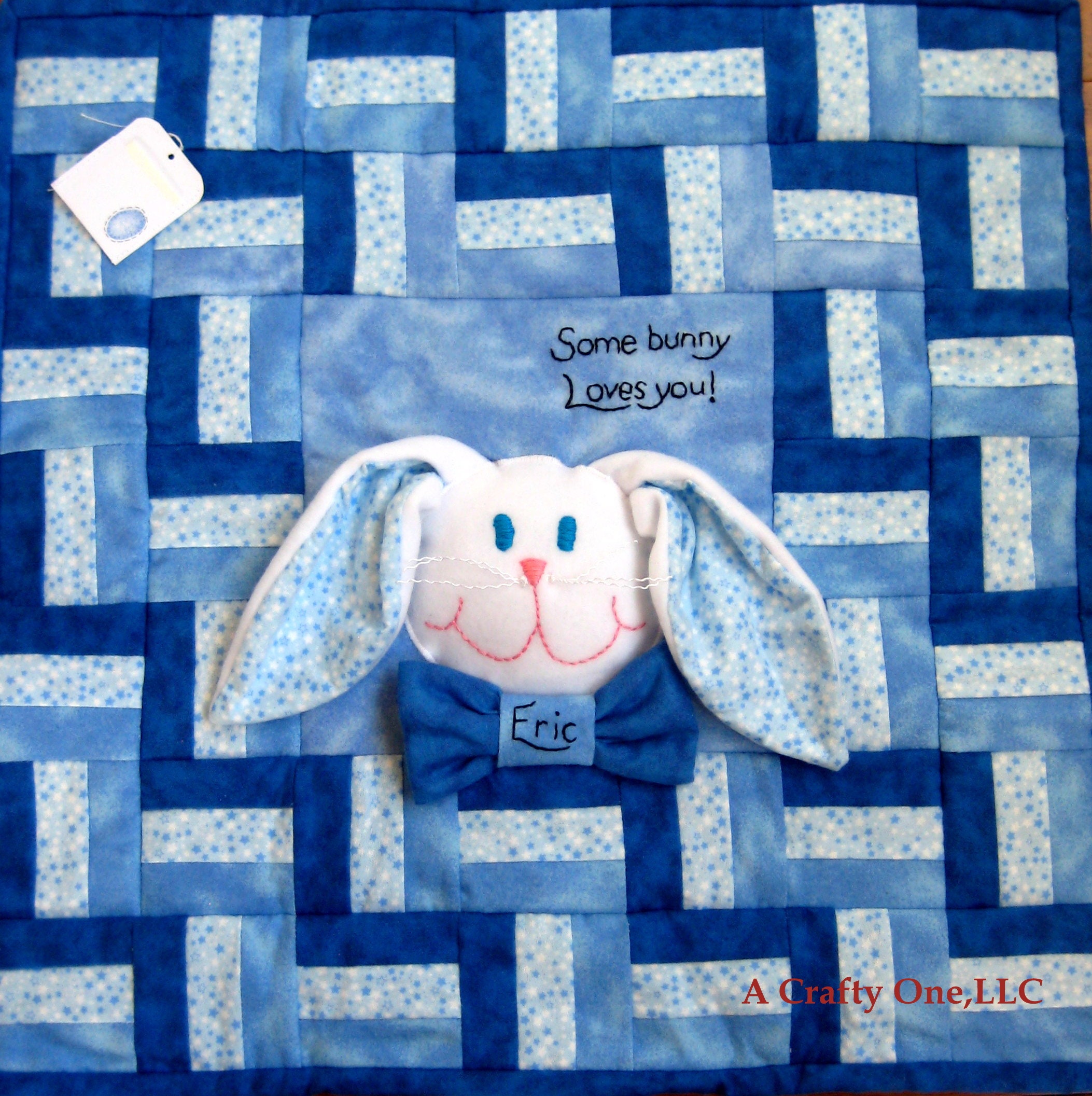 Bunny Blanket Personalized Bunny Blanket Bunny Blankie Baby Etsy