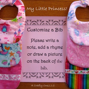 Bib Decorating Station, Little Princess Shower Bib, Baby Boy Shower Game, Baby Girl Shower Game, Decorate Bib for Baby, Baby Shower Activity image 6