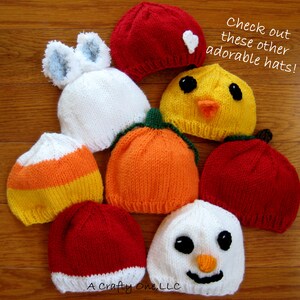 Pumpkin Hat Baby, Candy Corn Hat, Newborn Baby Hat, Toddler Fall Hat